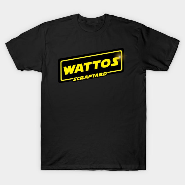 Wattos Scrapyard (Classic/flare) T-Shirt by WattosScrapYard